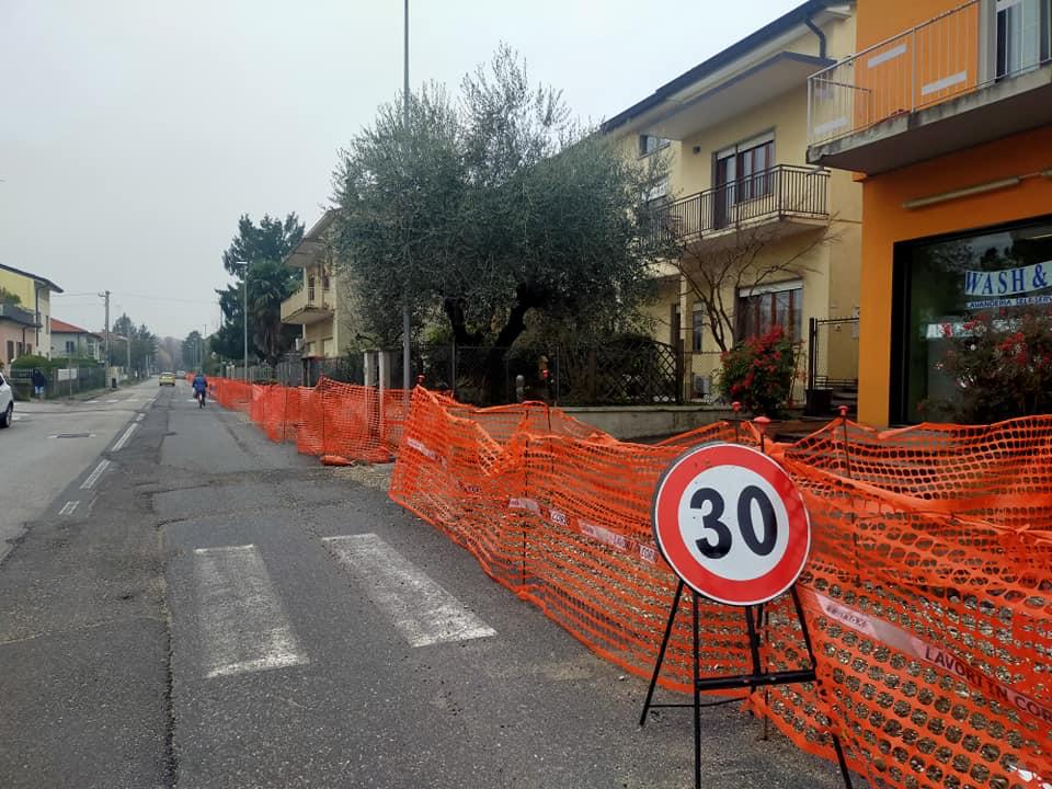 Immagine per Fermi i lavori in via San Lorenzo a Ronchi dei Legionari, riprenderanno l'8 febbraio